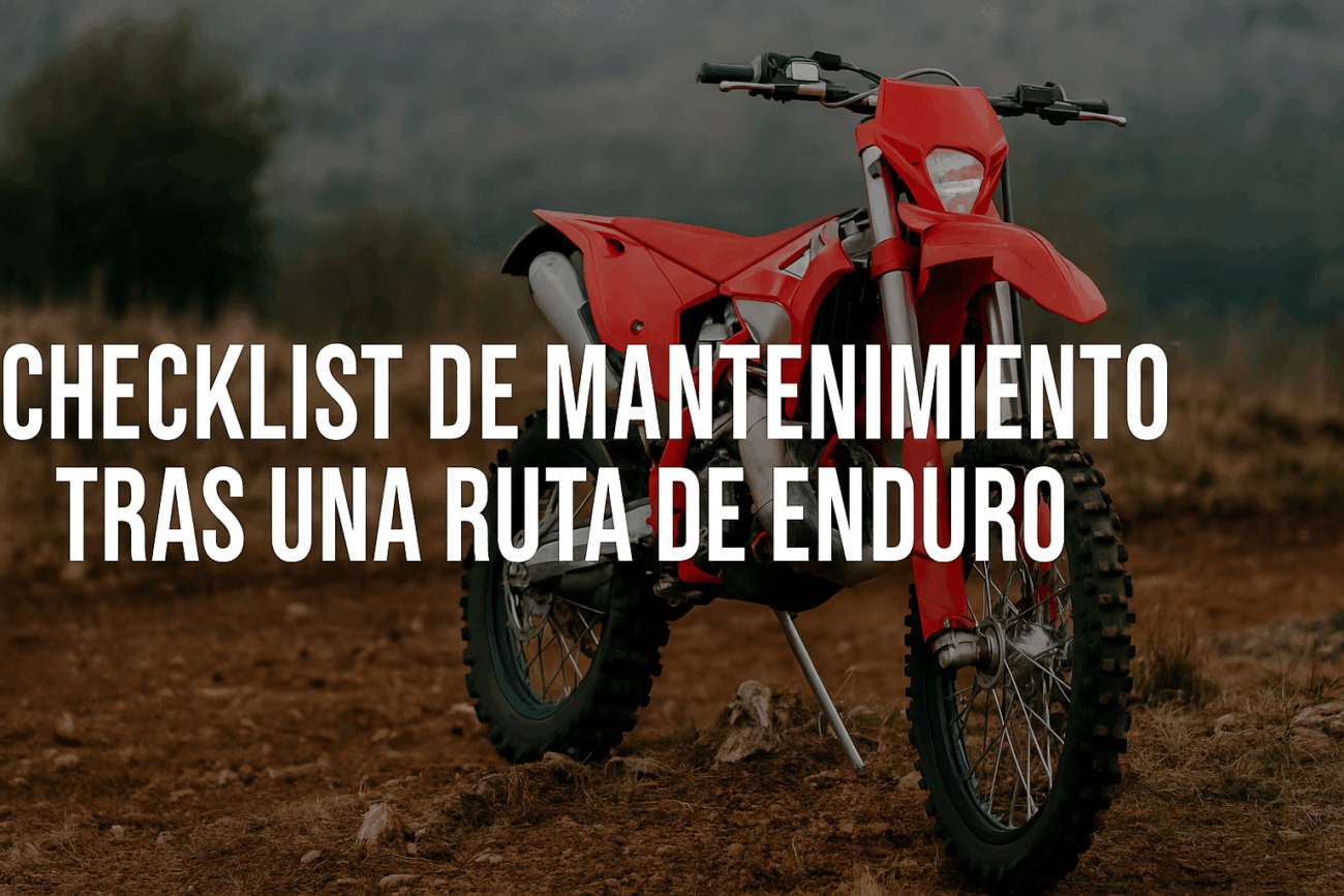 checklist mantenimiento enduro